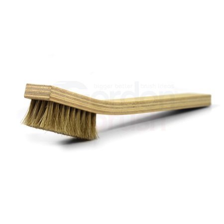 GORDON BRUSH 4 x 9 Row Horsehair Bristle and Plywood Handle Large Scratch Brush 36HHG